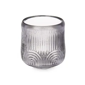 Подсвечник Gift Decor Серый Стеклянный 9 x 9,5 x 9 cm Лучи (12 штук)