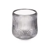 Подсвечник Gift Decor Серый Стеклянный 9 x 9,5 x 9 cm Лучи (12 штук)
