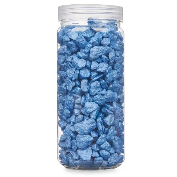 Decorative Stones Gift Decor Blue 10 - 20 mm 700 g 6,2 x 15,3 x 6,2 cm 6,5 x 15,8 x 6,5 cm (12 Units)