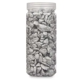 Dekoratyviniai akmenys Gift Decor Sidabras 10 - 20 mm 700 g 6,2 x 15,3 x 6,2 cm 6,5 x 15,8 x 6,5 cm (12 vnt.)