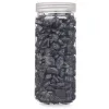 Decorative Stones Gift Decor Black 10 - 20 mm 700 g 6,5 x 15,5 x 6,5 cm 6,2 x 15,3 x 6,2 cm 6,5 x 15,8 x 6,5 cm (12 Units)
