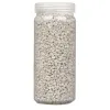 Decorative Stones Gift Decor Grey 2 - 5 mm 700 g 6,5 x 15,5 x 6,5 cm 6,2 x 15,3 x 6,2 cm 6,5 x 15,8 x 6,5 cm (12 Units)