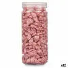 Decorative Stones Gift Decor Red 10 - 20 mm 700 g 6,2 x 15,3 x 6,2 cm 6,5 x 15,8 x 6,5 cm (12 Units)