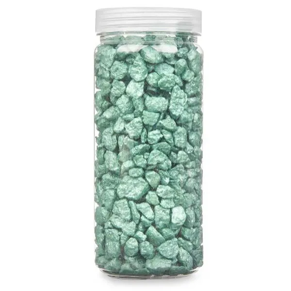 Dekoratyviniai akmenys Gift Decor Žalia 10 - 20 mm 700 g 6,2 x 15,3 x 6,2 cm 6,5 x 15,8 x 6,5 cm (12 vnt.)