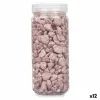 Decorative Stones Gift Decor Pink 10 - 20 mm 700 g 6,2 x 15,3 x 6,2 cm 6,5 x 15,8 x 6,5 cm (12 Units)