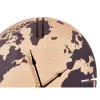 Настольные часы Gift Decor Чёрный Деревянный Карта Мира (6 штук)