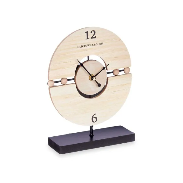Stalinis laikrodis Gift Decor Juoda Medžio Kamuoliai (6 vnt.)
