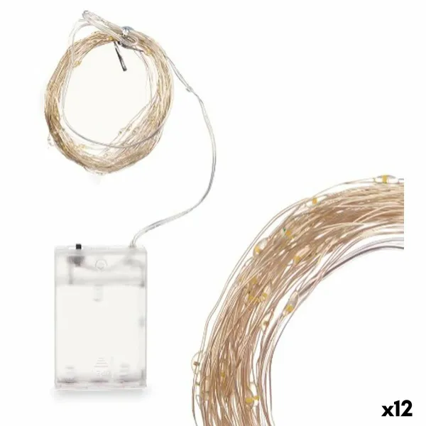 LED žibintų vainikas Gift Decor Balta Šilta šviesa 10,4 m 16 x 10 x 6 cm (12 vnt.)