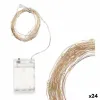LED-valokranssi Gift Decor Valkoinen Lämmin valo 5,4 m 16 x 10 x 6 cm (24 osaa)