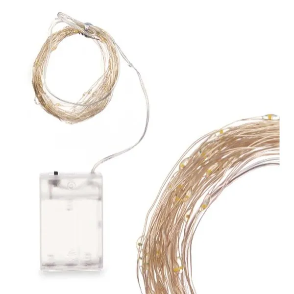 LED gaismu vītne Gift Decor Balts Silta gaisma 5,4 m 16 x 10 x 6 cm (24 gb.)