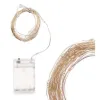 Wreath of LED Lights Gift Decor White Warm light 5,4 m 16 x 10 x 6 cm (24 Units)
