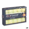 Wreath of LED Lights Gift Decor Green 2,3 m 31 x 20 x 6,5 cm Ball (12 Units)