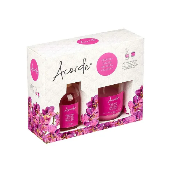 Sarja huonetuoksuja Acorde Orkidea 100 ml (6 osaa)