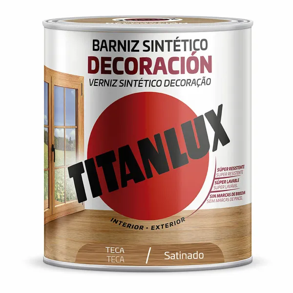 sintētiskā laka Titanlux m11100914 Dekors Satīna apdare Tīkkoks 250 ml
