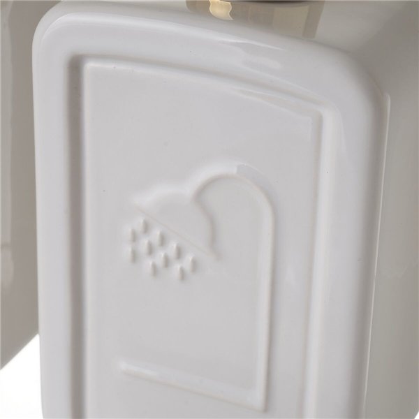 Bath Set White Ceramic 27,5 x 7 x 24 cm