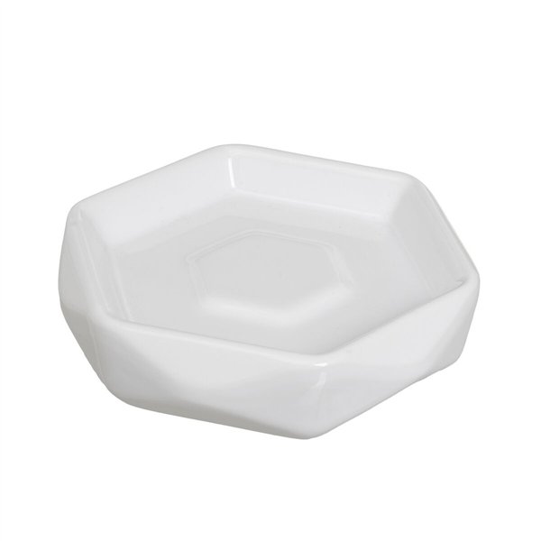 Bath Set White Ceramic 23,5 x 8 x 23,5 cm