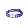Собачий ошейник Red Dingo STYLE US FLAG 31-47 cm