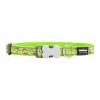 Šuns antkaklis Red Dingo STYLE MONKEY LIME GREEN 41-63 cm