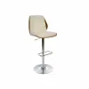 taburete DKD Home Decor Brūns Krēmkrāsa Sudrabains 50 x 52 x 121 cm