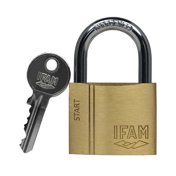 Võtmega tabalukk IFAM SR40 Messing Teras