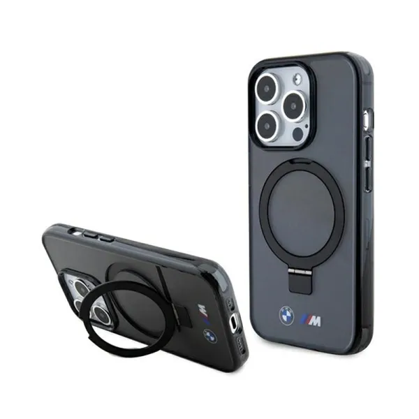 BMW Ring Stand M Collection MagSafe - Case for iPhone 15 Pro (Black)