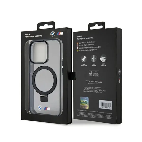 BMW Ring Stand M Collection MagSafe - Case for iPhone 15 Pro (Black)