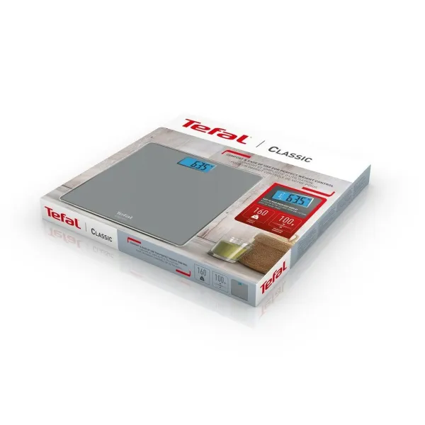 Skaitmeninės vonios kambario svarstyklės Tefal PP150 Pilka Sidabras 31 x 21 x 3 cm