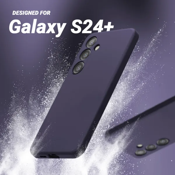 Crong Color Cover - Samsung Galaxy S24+ Case (Purple)