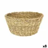 Универсальная корзина Privilege Privilege Коричневый плетеный 30 x 30 x 13 cm (8 штук)
