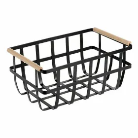 Monikäyttöinen kori Confortime Musta 36 x 22 x 15,5 cm (6 osaa)