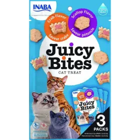 Snack for Cats Inaba Juicy Bites Cālis Zivs Jūras Velšu Krabis 3 x 11,3 g
