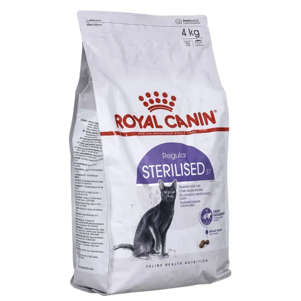 Cat food Royal Canin Sterilised 37 Adult Chicken Birds 4 Kg