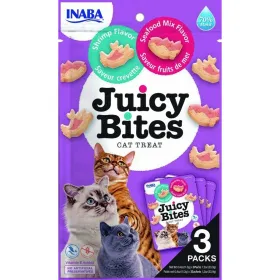 Snack for Cats Inaba Juicy Bites Cālis Zivs Garneles Jūras Velšu 3 x 11,3 g