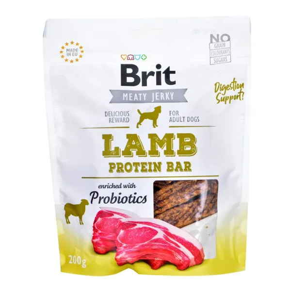 Užkandis šunims Brit Lamb Protein bar Avis 200 g