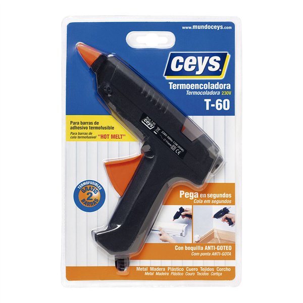 Silikoonipüstol Ceys Must Plastmass