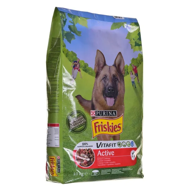 Фураж Purina Friskies Active Для взрослых Телятина 10 kg