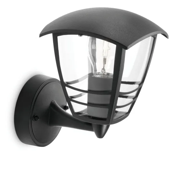 Настенный светильник Philips My Garden Creek Чёрный Алюминий A 60 W E27