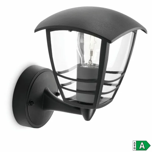 Настенный светильник Philips My Garden Creek Чёрный Алюминий A 60 W E27