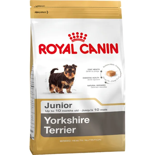 Lopbarība Royal Canin Yorkshire Terrier Junior Bērns/Juniors Cālis Gaļa Rīsi Putni 1,5 Kg