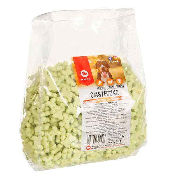 Dog Snack Maced Cookies Mint Meat 1 kg Bone