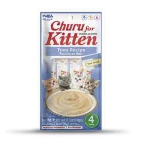 Snack for Cats Inaba Churu for Kitten Tunzivis Zivs 4 x 14 g