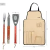 Grillivälinesetti Aktive 7 Kappaletta Grilli Ruostumaton teräs 42 x 67 x 3 cm (4 osaa)