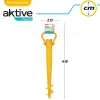 Штырь для зонтика Aktive Пляж Пластик 10 x 43 x 5,5 cm (24 штук)