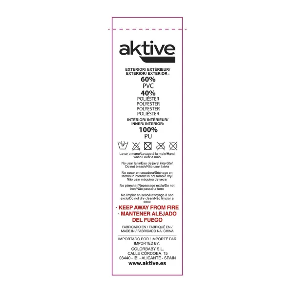 Tuolityyny Aktive Harmaa 35 x 5 x 14 cm (12 osaa)