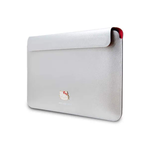 Hello Kitty PU Metal Logo Sleeve - Notebook case 13" / 14" (silver)
