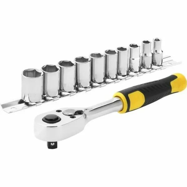 Räikkäavain Stanley 72 DET STMT82666-0 1/4" Metalli 11 Kappaletta