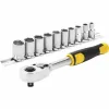 Carraca key Stanley 72 DET STMT82666-0 1/4" Metal 11 Pieces