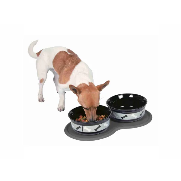 Table Mat Trixie 45x25 cm Dark grey 45 x 25 cm Natural rubber