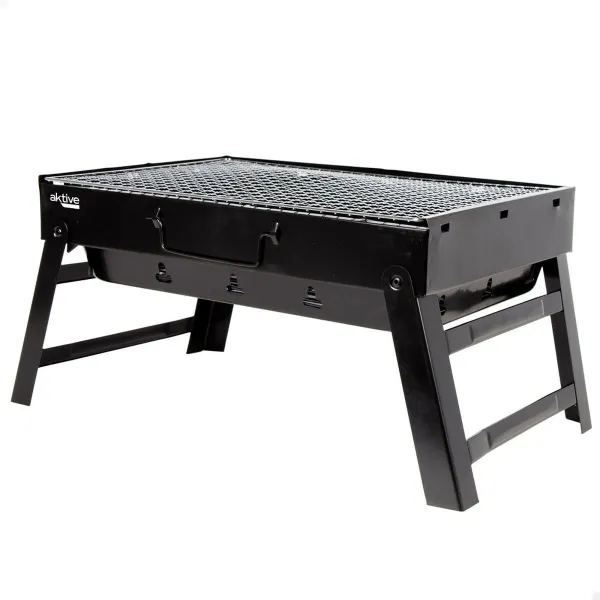 Nešiojamasis Barbekiu Aktive Stačiakampis Juoda 50 x 23 x 30 cm (2 vnt.)