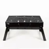 Barbecue Portable Aktive Rectangular Black 50 x 23 x 30 cm (2 Units)
